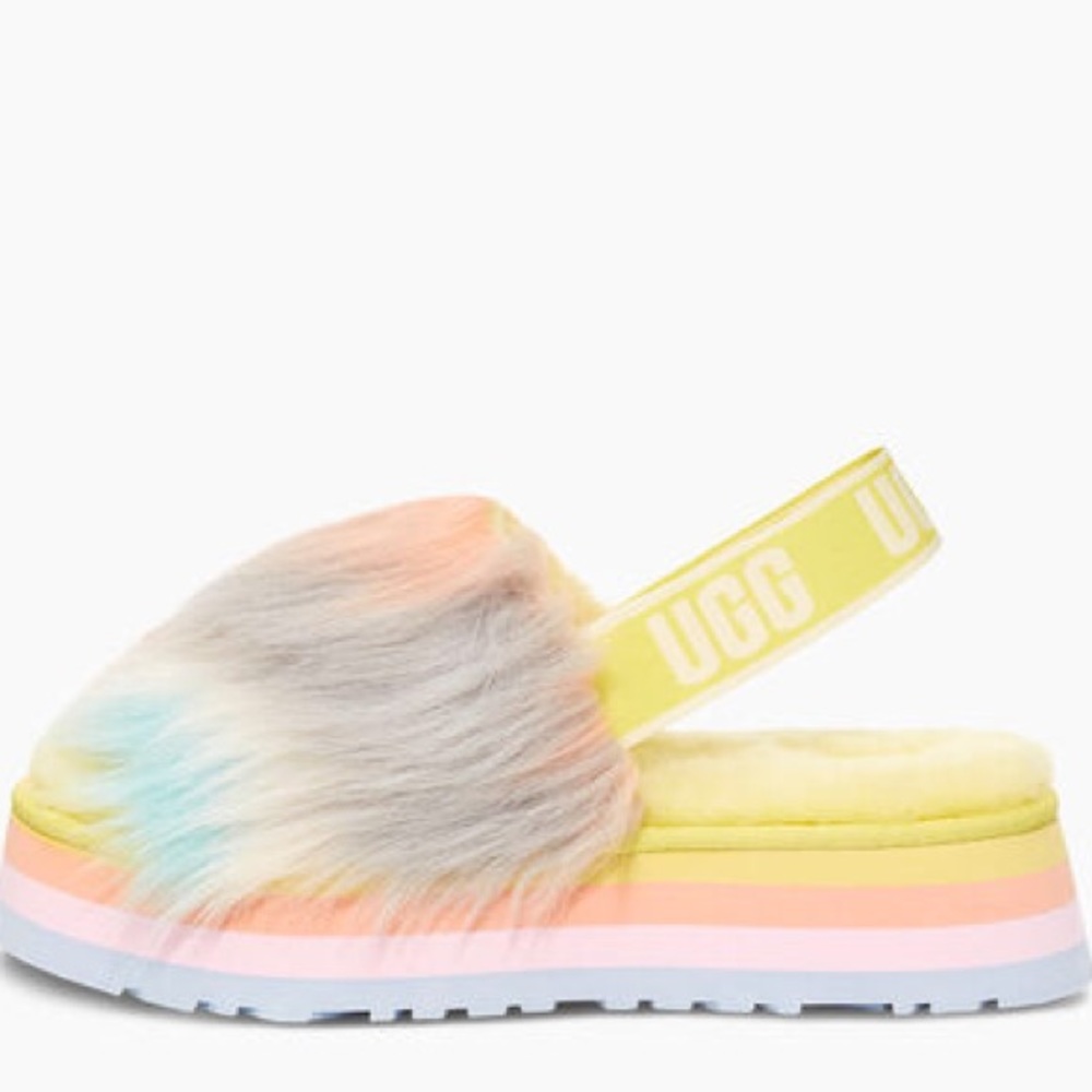 NWOB UGG DISCO TIE DYE SLIDE SLIPPERS - Picture 5 of 7